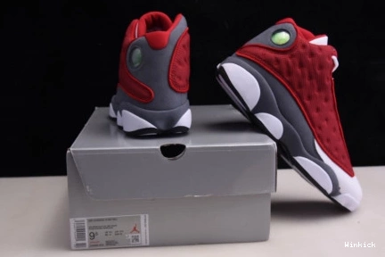 FLINT RED - JORDAN GYM 13 RETRO DJ5982 600 GREY 0920
